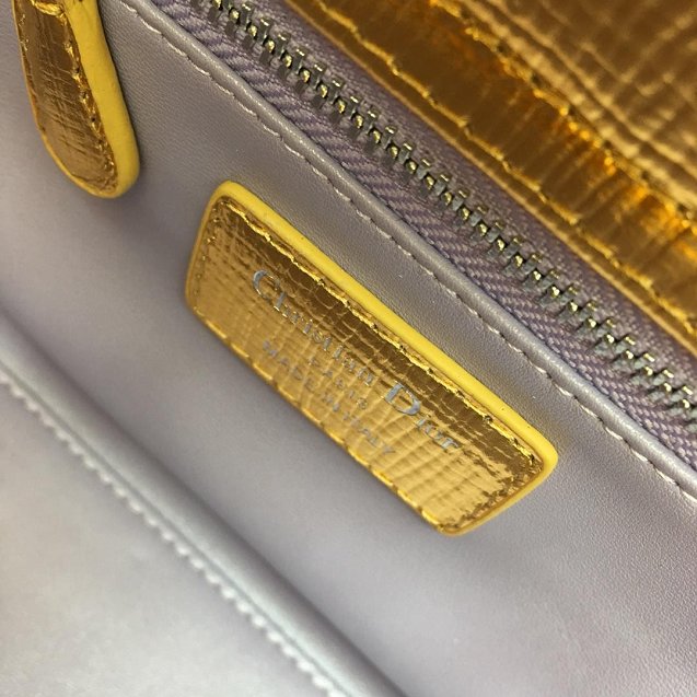 Dior original lambskin small my ABCdior bag M0538 gold