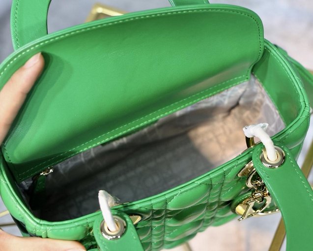 Dior original lambskin small my ABCdior bag M0538 green