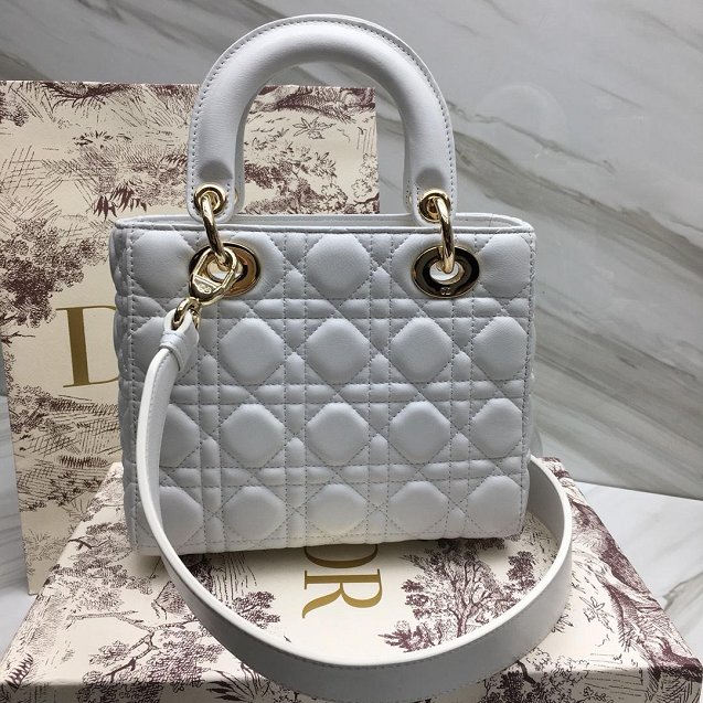 Dior original lambskin my ABCdior bag M0538 white