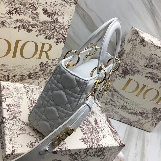 Dior original lambskin my ABCdior bag M0538 white