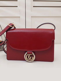 2020 GG original calfskin small leather shoulder bag 589474 red