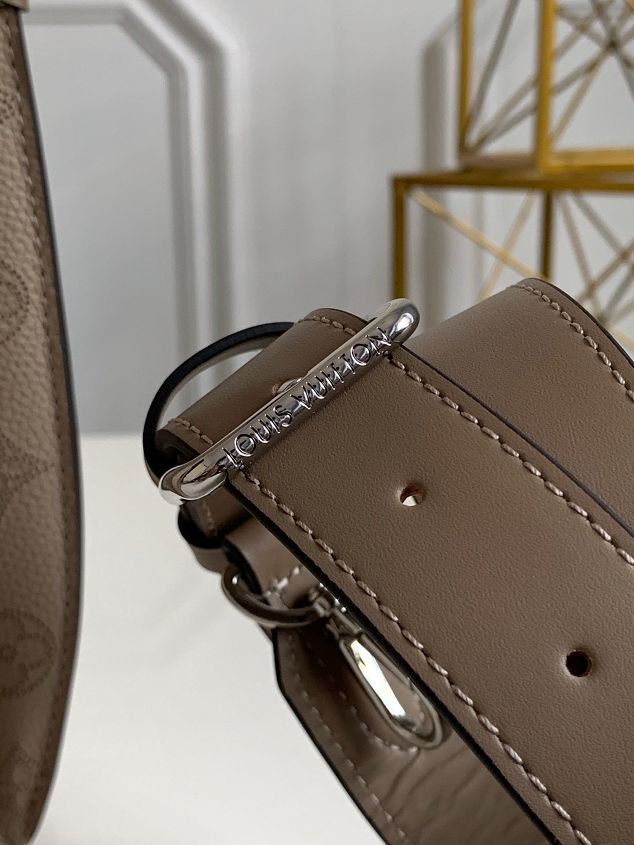 2020 louis vuitton original mahina leather muria bucket bag M55799 grey