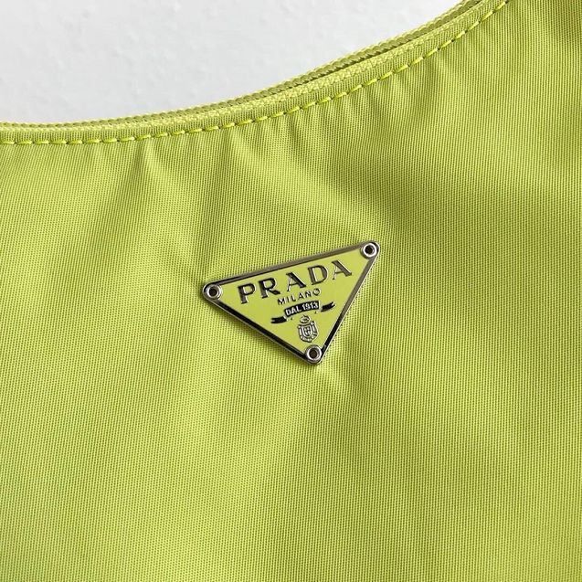 Prada original nylon mini hobo bag MV519 light green