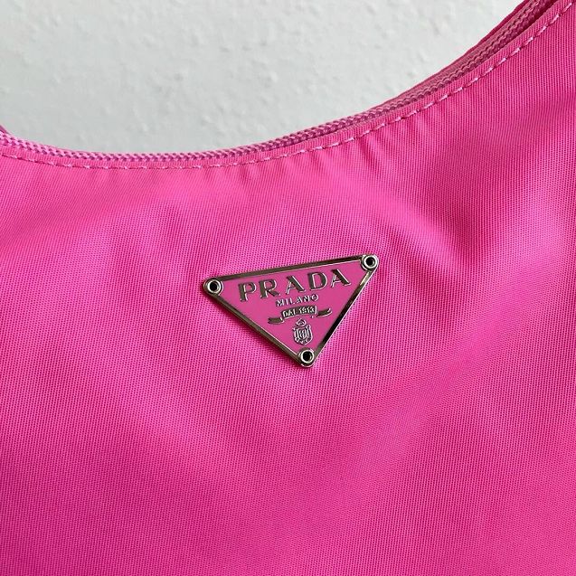 Prada original nylon mini hobo bag MV519 pink