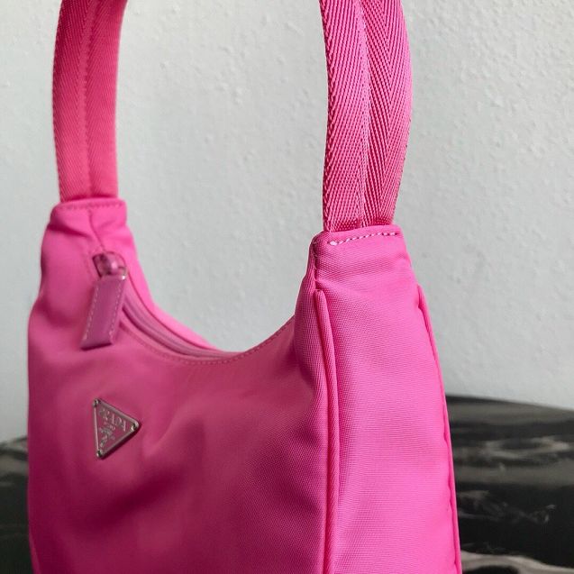 Prada original nylon mini hobo bag MV519 pink