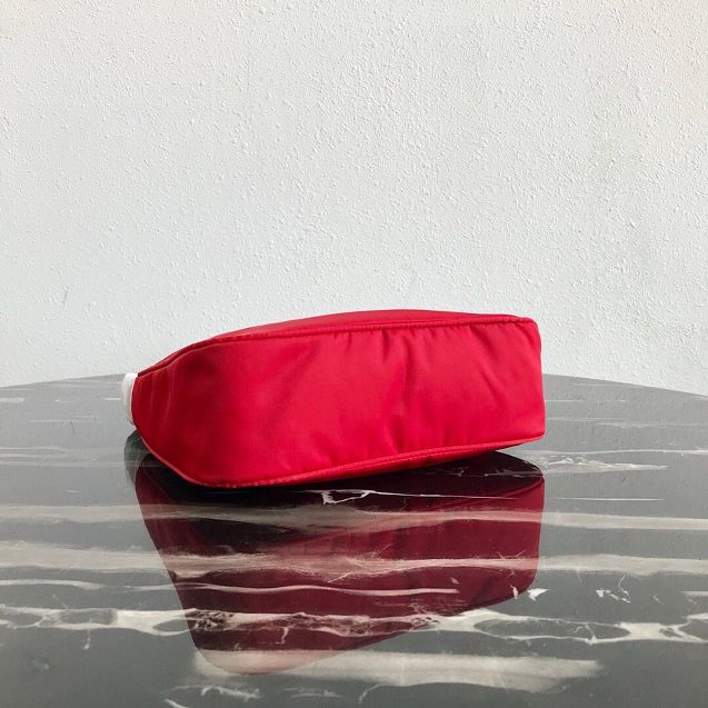 Prada original nylon mini hobo bag MV519 red