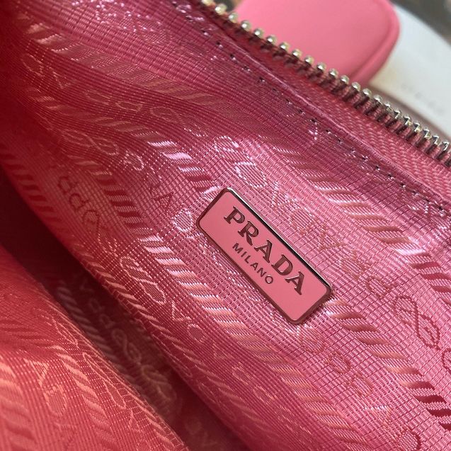 Prada original nylon shoulder bag 1BH204 pink