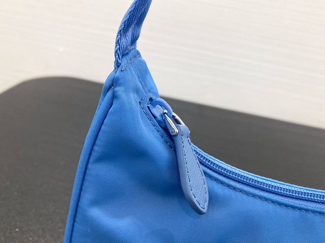 Prada re-edition 2000 nylon mini bag 1NE515 blue