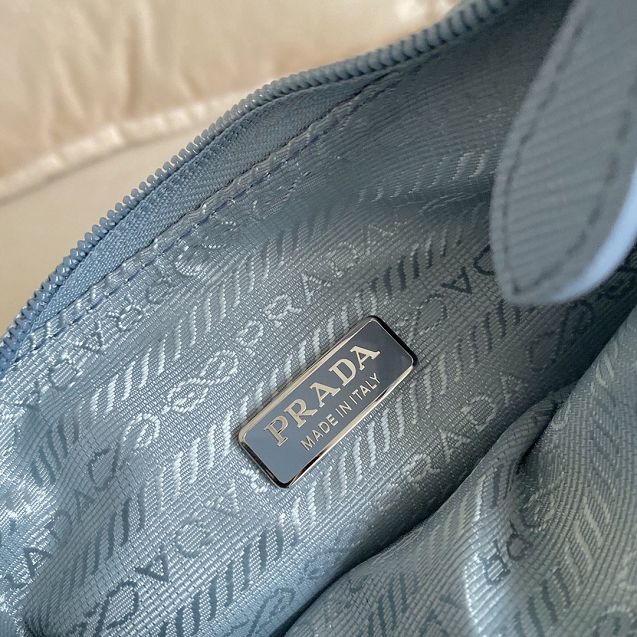 Prada re-edition 2000 nylon mini bag 1NE515 light blue