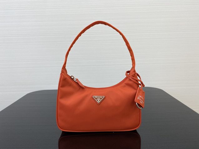 Prada re-edition 2000 nylon mini bag 1NE515 orange