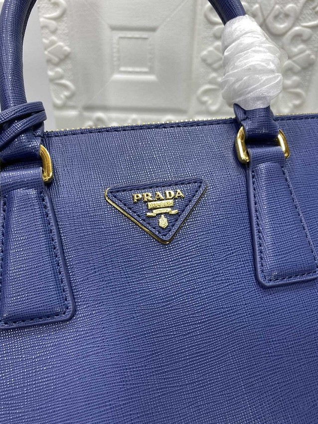 Prada saffiano leather tote bag 1BA274 blue