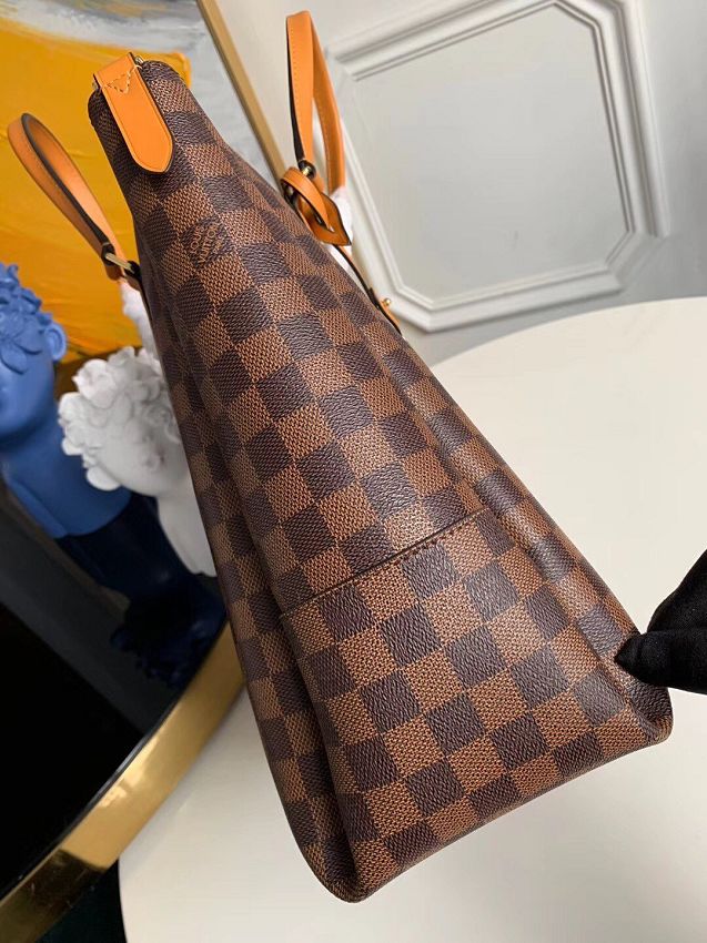 2020 louis vuitton original damier ebene belmont mm N60293 yellow