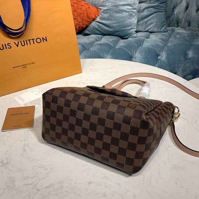 2020 louis vuitton original damier ebene belmont pm N60297 pink