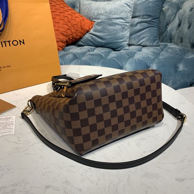 2020 louis vuitton original damier ebene belmont pm N60348 black