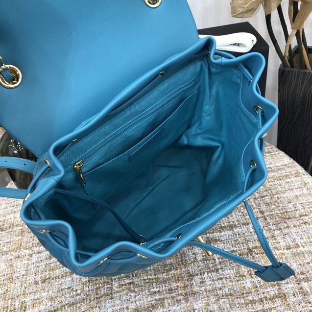 CC original lambskin large backpack A91122 turquoise