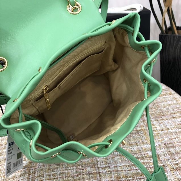 CC original lambskin medium backpack A91121 green