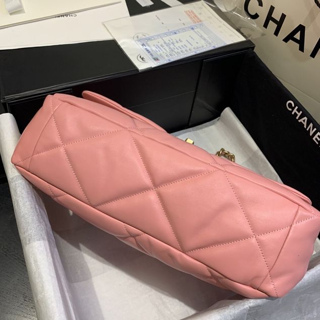 2020 CC original lambskin 19 maxi flap bag AS1162 pink