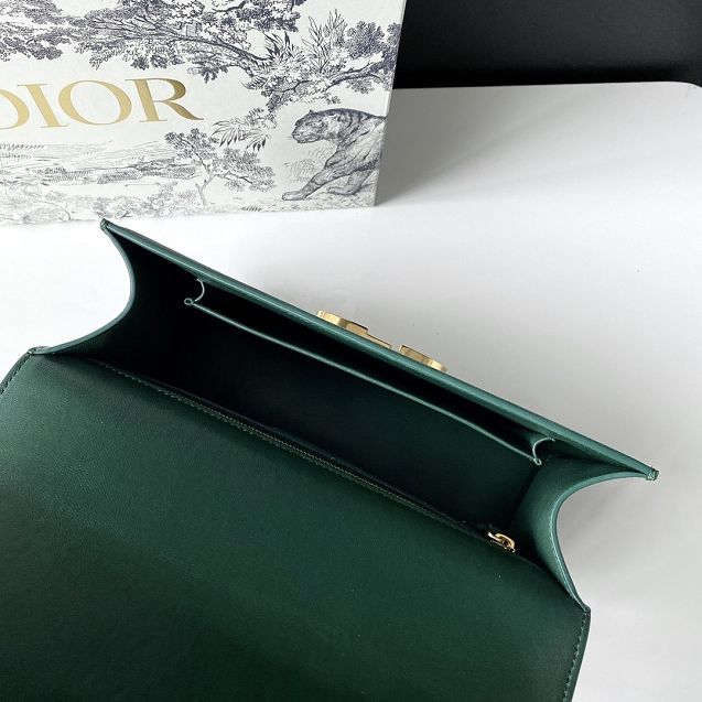 Dior original grained calfskin 30 montaigne chain bag M9208 green
