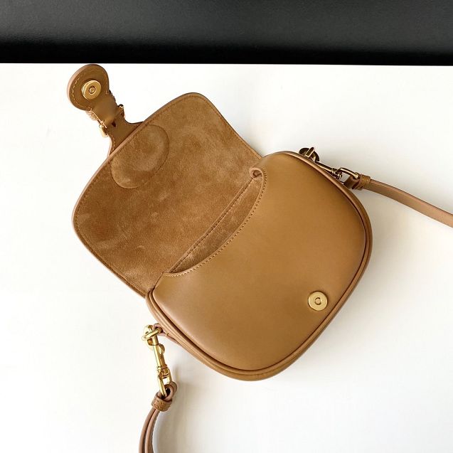 2020 Dior original calfskin small bobby bag M9317 camel