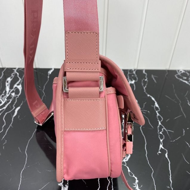 Prada original nylon shoulder bag 2VD034 pink