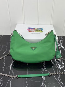 Prada re-edition 2006 nylon bag 1BH172 green