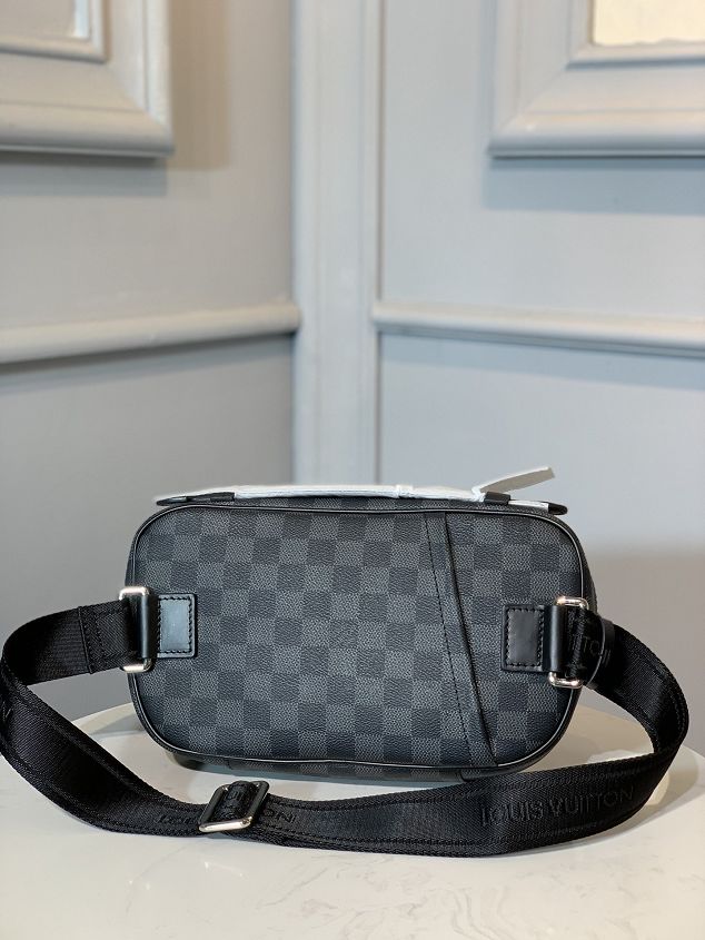 Louis vuitton damier graphite ambler bumbag N41289