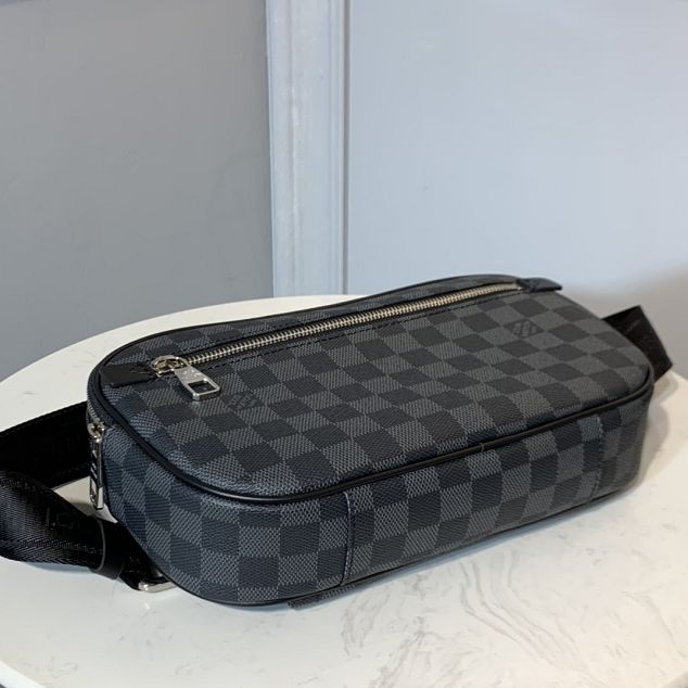 Louis vuitton damier graphite ambler bumbag N41289