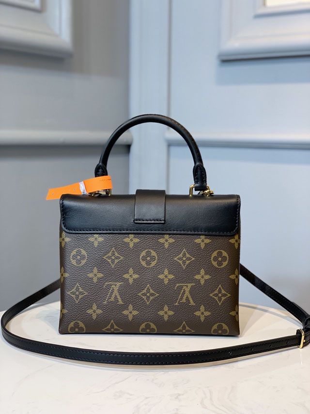 Louis vuitton original handmade calfskin&monogram locky bb M44141 black