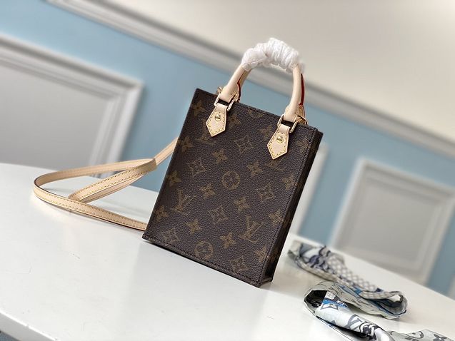 2020 louis vuitton original monogram petit sac plat bag M69442