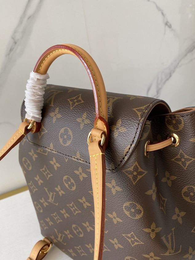 Louis vuitton original monogram montsouris backpack M45515 apricot