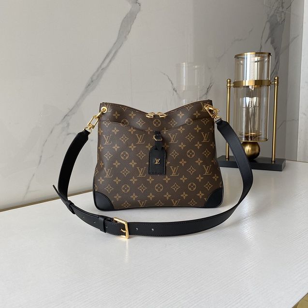 2020 Louis vuitton original monogram canvas odeon mm M45352 black 