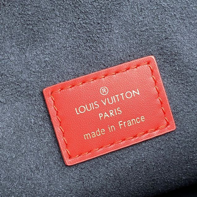 Louis vuitton original monogram giant calfskin pochette metis m45385 black