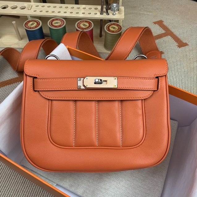 Hermes original swift calfskin berlin bag BL0020 orange