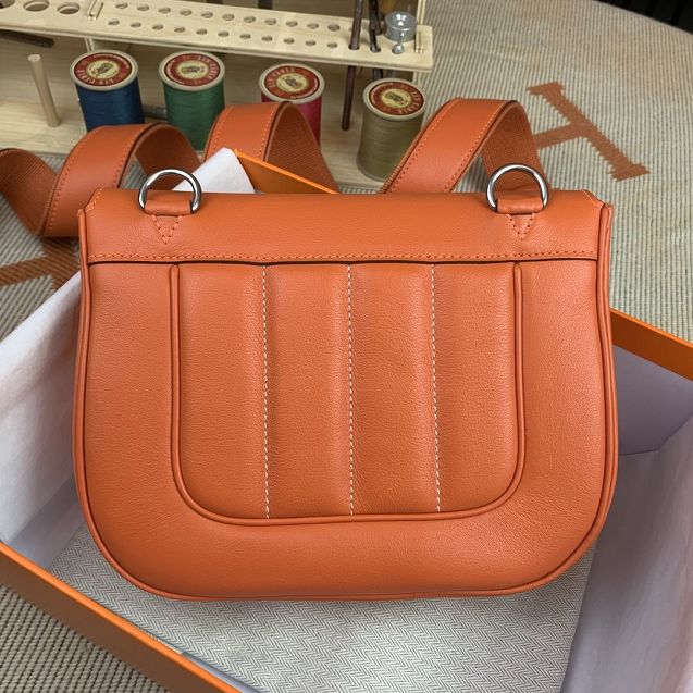 Hermes original swift calfskin berlin bag BL0020 orange