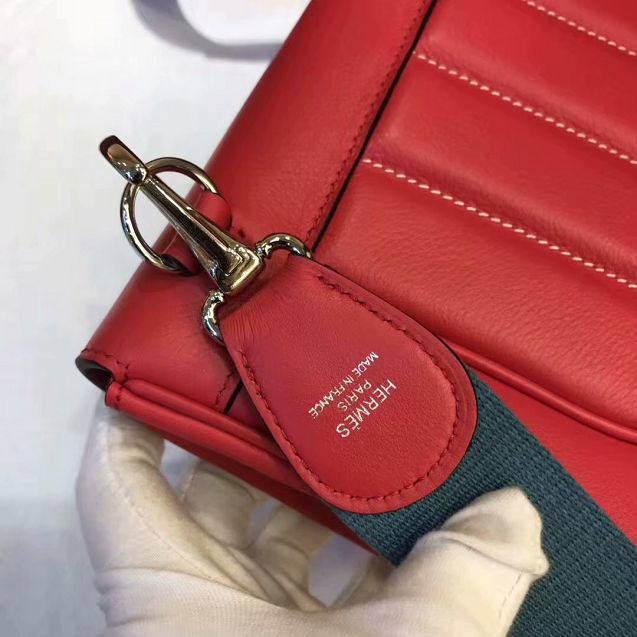 Hermes original swift calfskin berlin bag BL0020 red