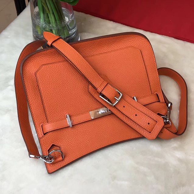 Hermes original calfskin jypsiere bag J034 orange