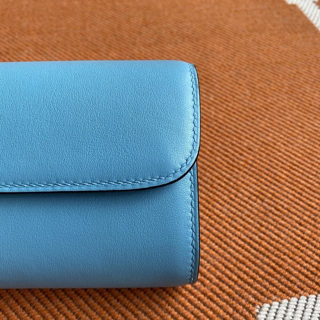 Hermes original calfskin handmade egee clutch E001 