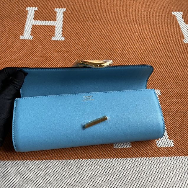 Hermes original calfskin handmade egee clutch E001 