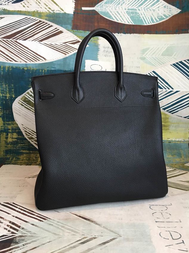 Hermes original togo leather hac birkin 40 bag HB0023 black