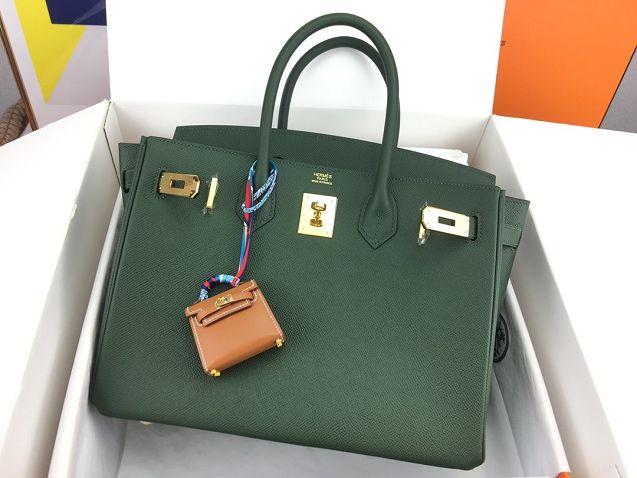 Hermes original epsom leather birkin 25 bag H25-3 canopee