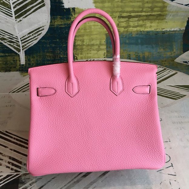 Hermes original togo leather birkin 35 bag H35-1 cherry pink