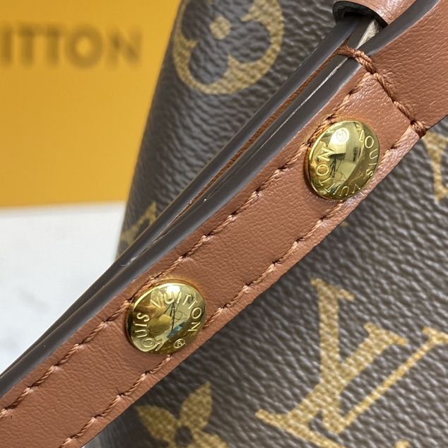 2021 louis vuitton original monogram canvas neonoe bag M44887 caramel