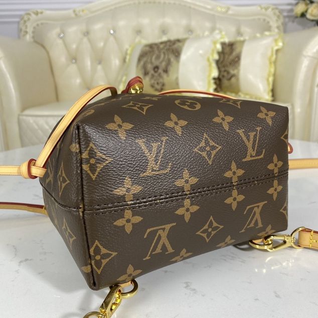 Louis vuitton original monogram montsouris BB backpack M45502 apricot