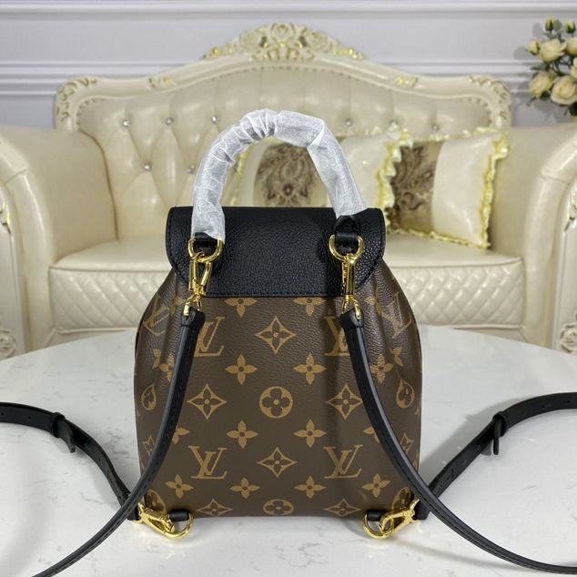 Louis vuitton original monogram montsouris BB backpack M45516 black