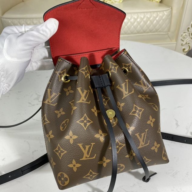 Louis vuitton original monogram montsouris BB backpack M45516 black