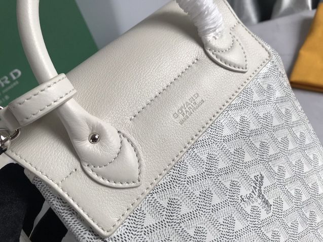 Goyard original canvas alpin mini backpack GY0005 white