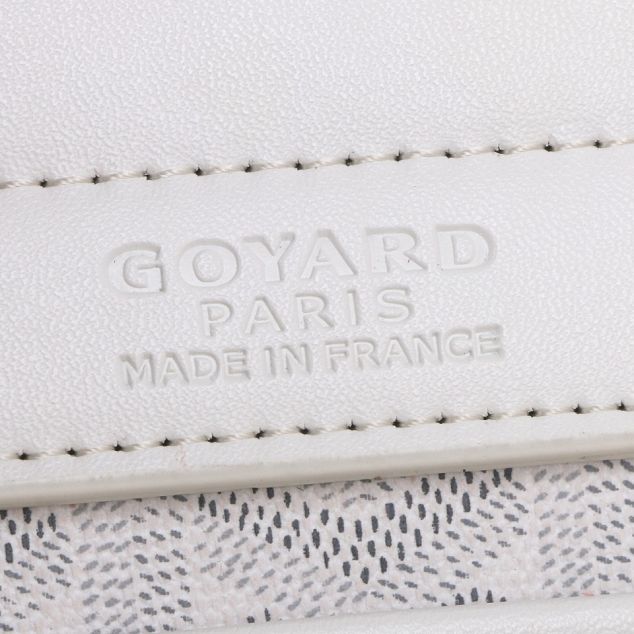 Goyard original canvas rouette shoulder bag GY0004 white