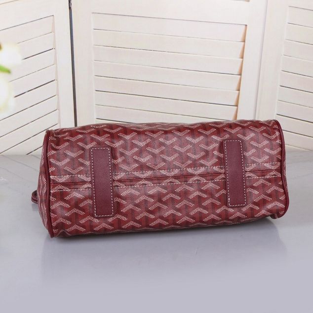 Goyard original canvas rouette shoulder bag GY0004 wine red