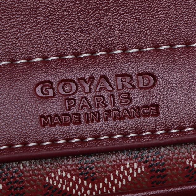 Goyard original canvas rouette shoulder bag GY0004 wine red