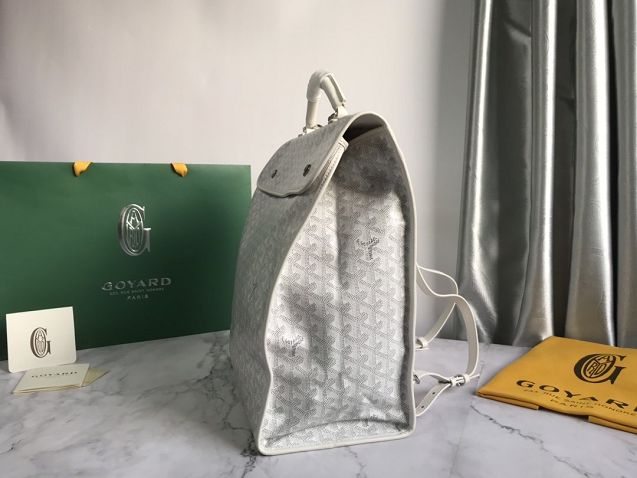 Goyard original canvas saint leger backpack GY0001 white